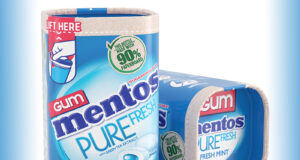 U.S. Consumers Can Buy Mentos Pure Fresh Gum in an Innovative Paperboard Bottle