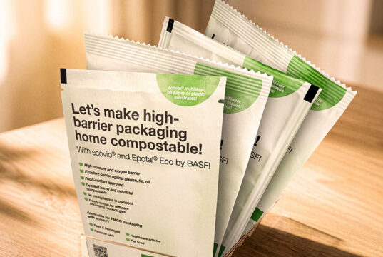 BASF Broadens Ecovio Range For Flexible Packaging With Home-Compostable Barrier Structures